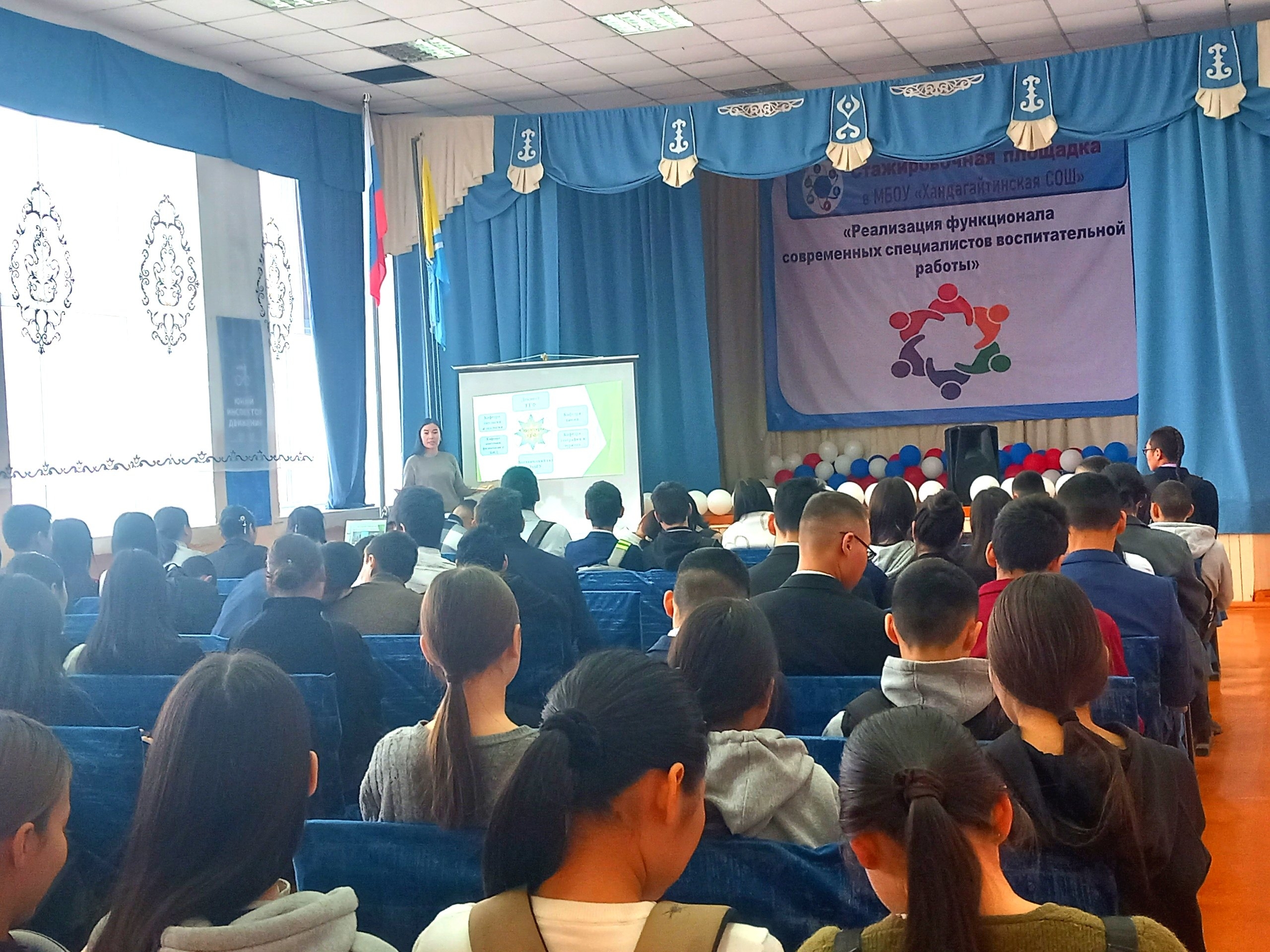 В Овюрском кожууне состоялась профориентационная встреча с учащимися 9, 10 и 11 классов общеобразовательных организаций кожууна. Мероприятие было организовано при поддержке специалистов управления образования Овюрского кожууна и учителей, курирующих профо